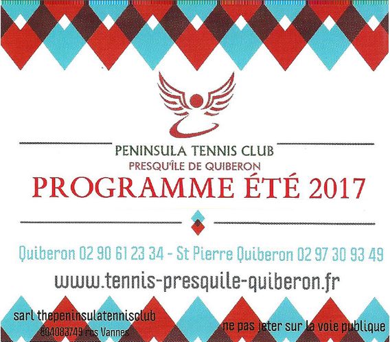 Programme été 2017