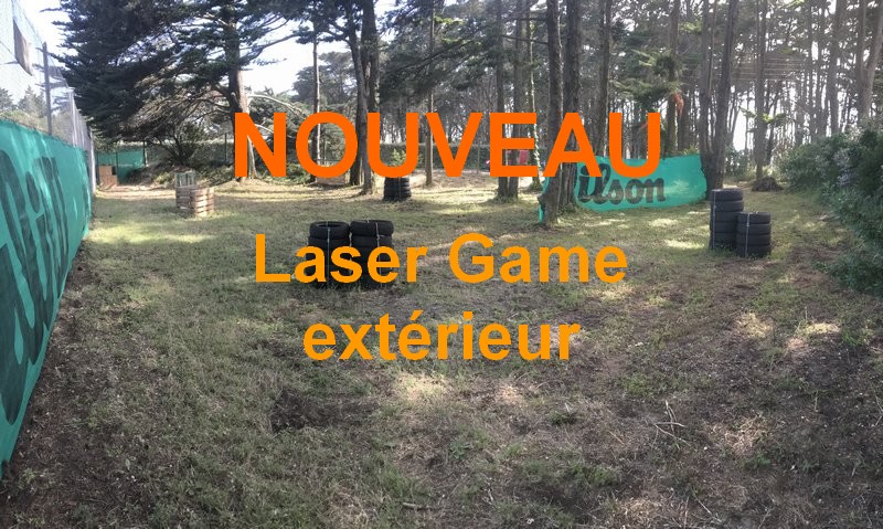 Nouveauté : laser game extérieur !